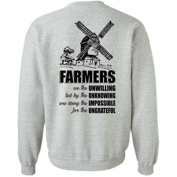 I Love Farming T Shirt, Farmers We The Unwilling Sweatshirt