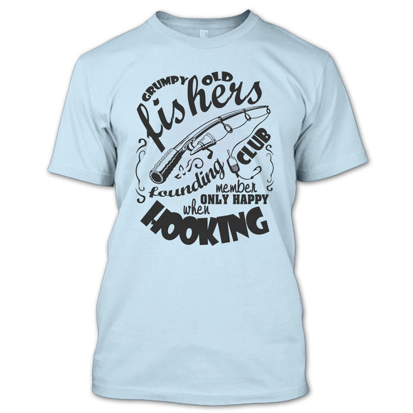 Grumpy Old Fishers T Shirt, Coolest Fishing T Shirt