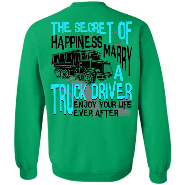 I Love Trucking T Shirt, Marry A Truck Driver Sweatshirt