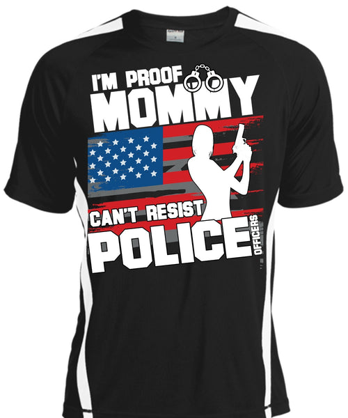 A black t-shirt with the shopify logo