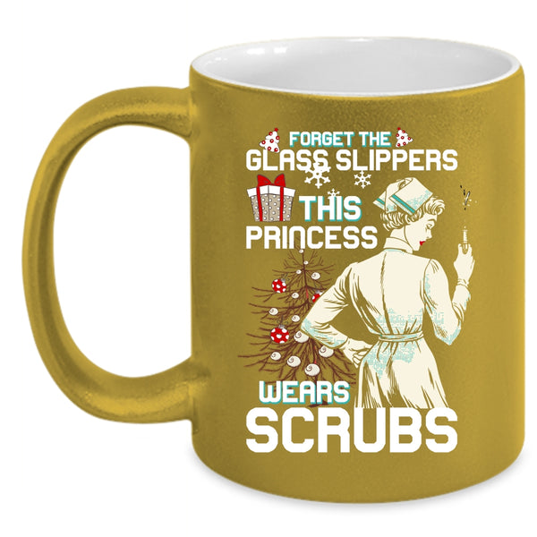 This Princess Wears Scrubs Coffee Mug, Cute Nurse Coffee Cup