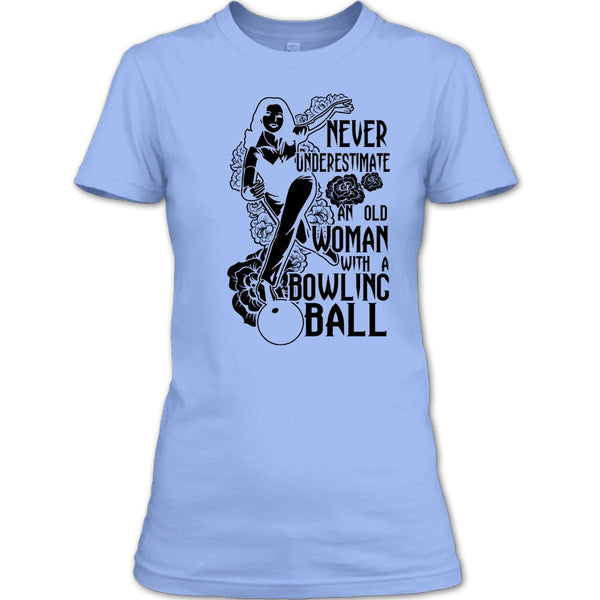 Neve Underestimate T Shirt, Coolest Bowling T Shirt