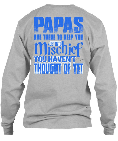 Papas Are There To Help You T Shirt, I Love Papa T Shirt