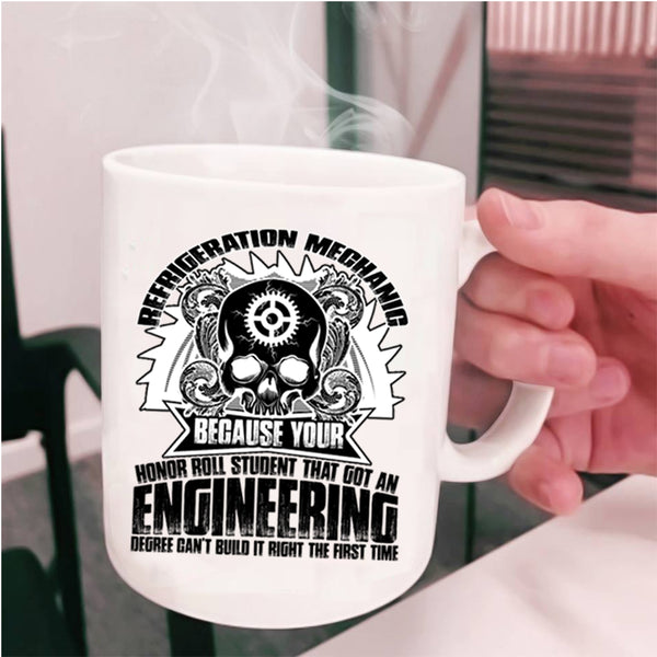 Cool Gift For Mechanics Coffee Mug, Refrigeration Mechanic Cup