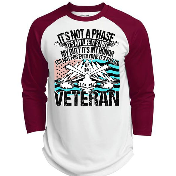 Air Force Veteran T Shirt, I Love Veteran T Shirt, Awesome T-Shirts  (Polyester Game Baseball Jersey)