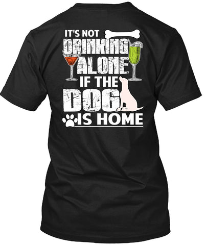 A black t-shirt with the shopify logo