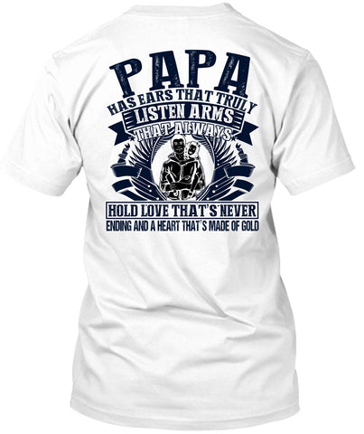 A black t-shirt with the shopify logo