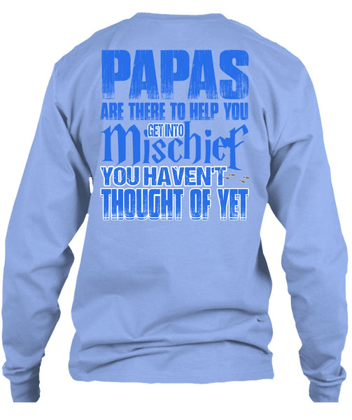 Papas Are There To Help You T Shirt, I Love Papa T Shirt