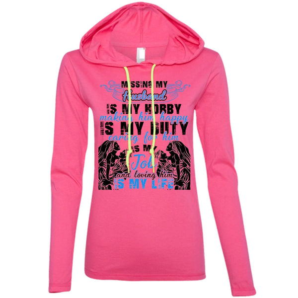 Missing My Husband T Shirt, I Love Husband T Shirt, Awesome T-Shirts