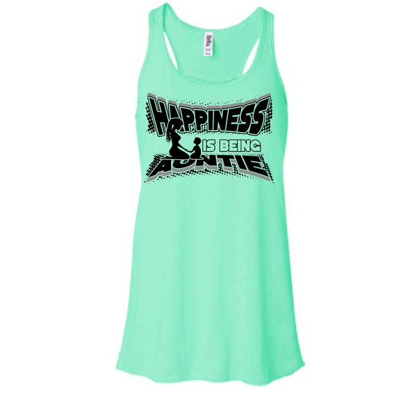 Happiness Is Being Autie T Shirt, Gift For Aunt Tank Top