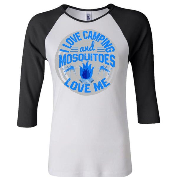 I Love Camping And Mosquitoes Love Me T Shirt, I Love Camping T Shirt, Awesome T-Shirts