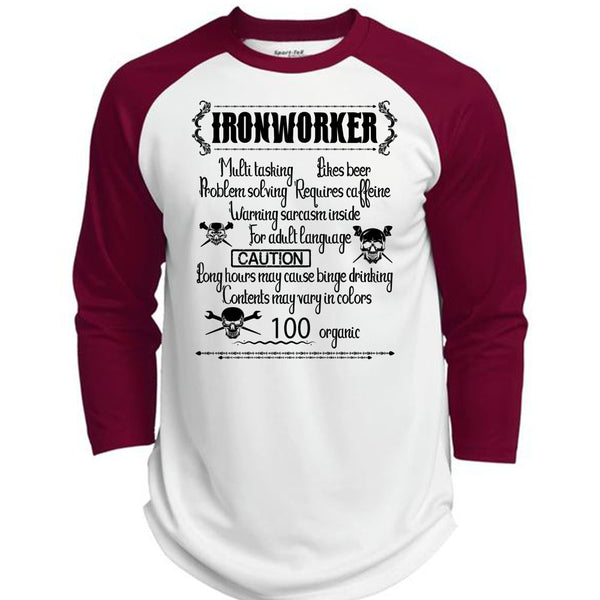 Ironworker Multitasking T Shirt, Being An Ironworker T Shirt, Awesome T-Shirts  (Polyester Game Baseball Jersey)