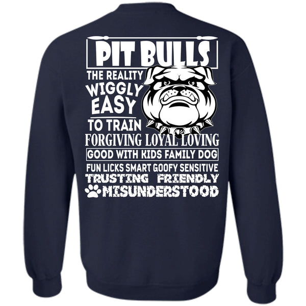 Good With Kids Family Dog T Shirt, I Love Pit Bull Sweatshirt