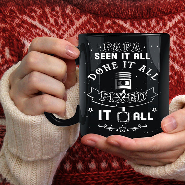 Papa Seen It All Done It All Coffee Mug, Awesome Papa Coffee Cup