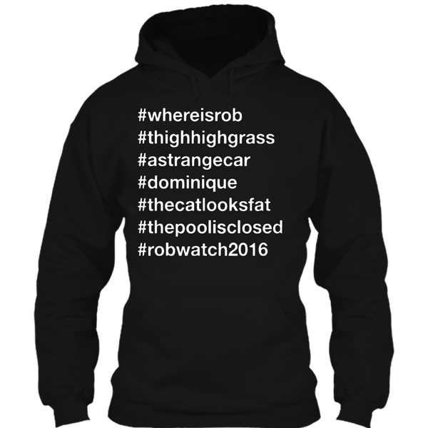 A black t-shirt with the shopify logo