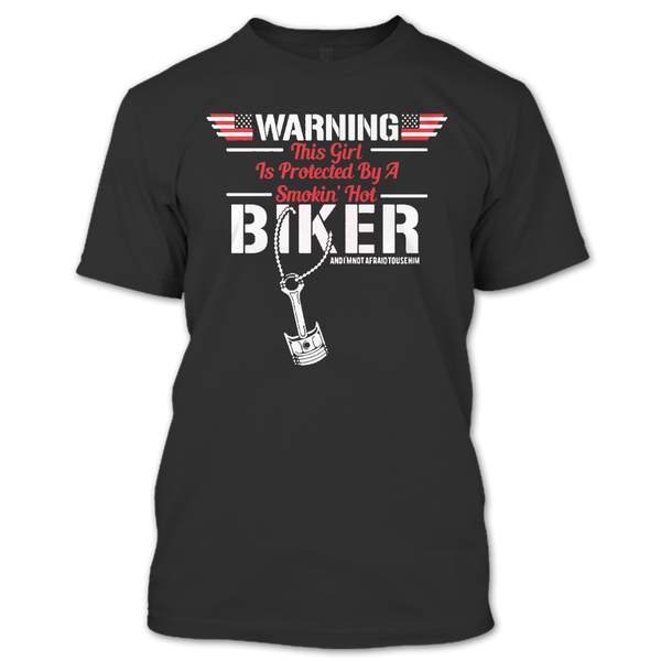 A black t-shirt with the shopify logo