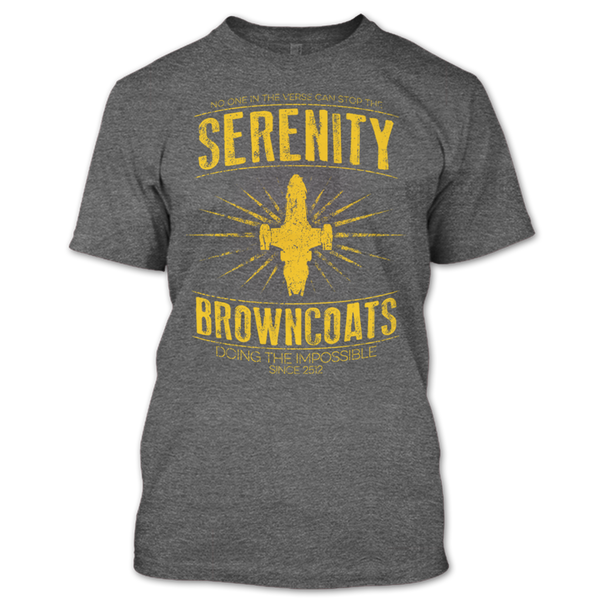 A black t-shirt with the shopify logo