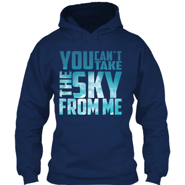 A black t-shirt with the shopify logo