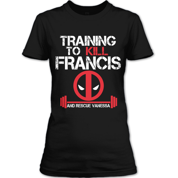 A black t-shirt with the shopify logo