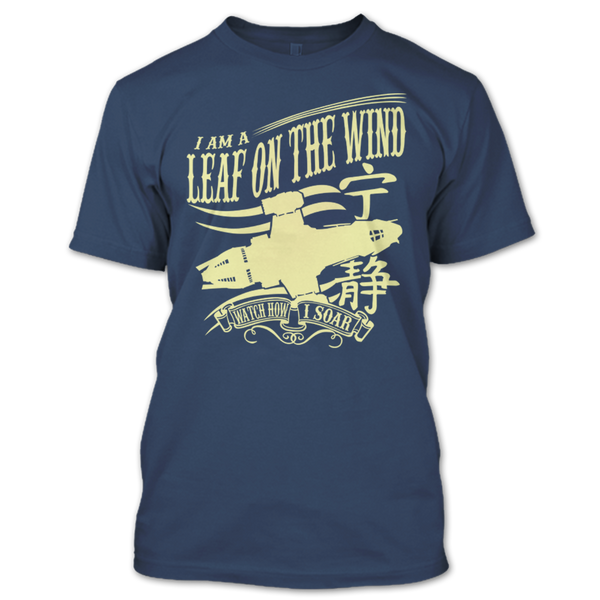 A black t-shirt with the shopify logo