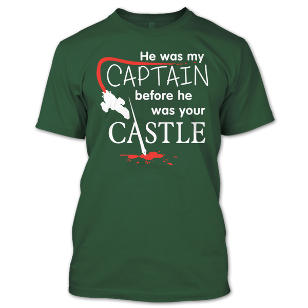 A black t-shirt with the shopify logo