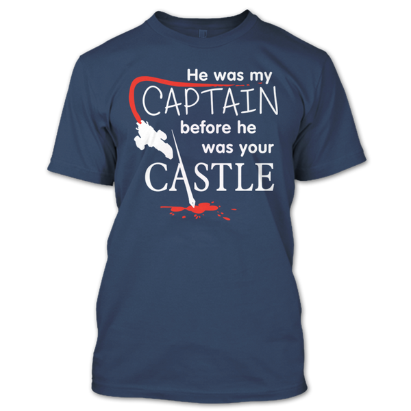 A black t-shirt with the shopify logo