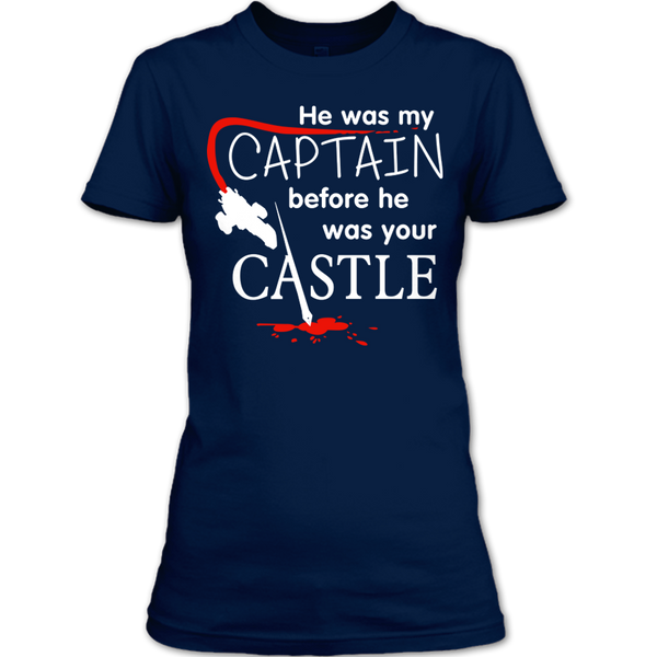 A black t-shirt with the shopify logo