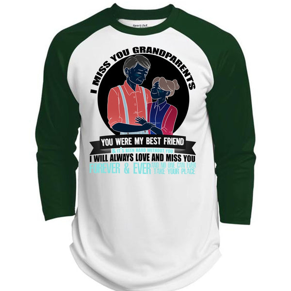 I Miss You Grandparents T Shirt, I Love Nana T Shirt, Awesome T-Shirts  (Polyester Game Baseball Jersey)