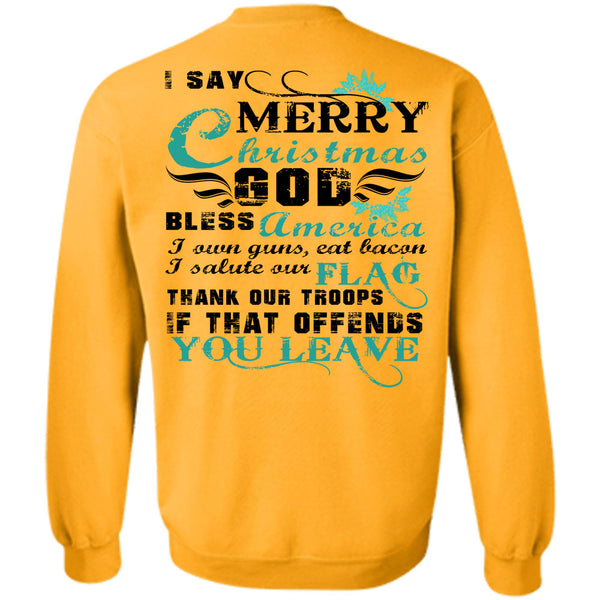 This Girl Loves Christmas T Shirt, I Say Merry Christmas Sweatshirt
