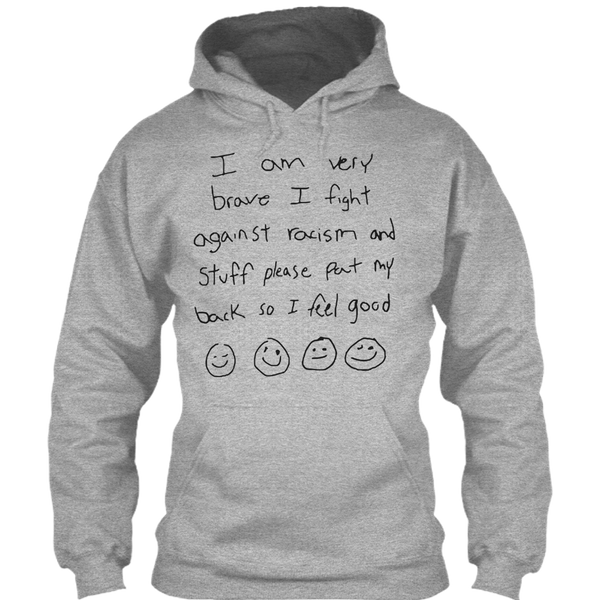 A black t-shirt with the shopify logo