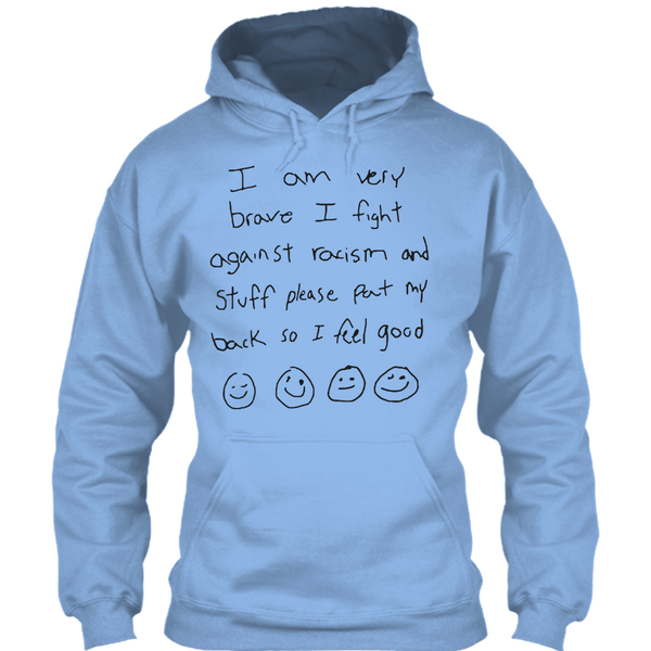 A black t-shirt with the shopify logo