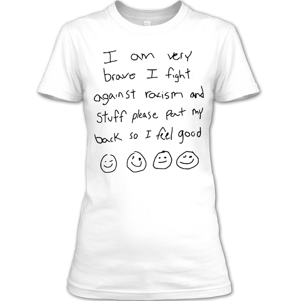 A black t-shirt with the shopify logo