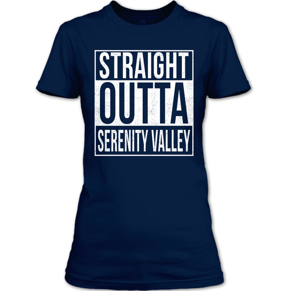 A black t-shirt with the shopify logo