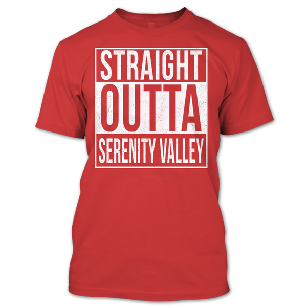 A black t-shirt with the shopify logo