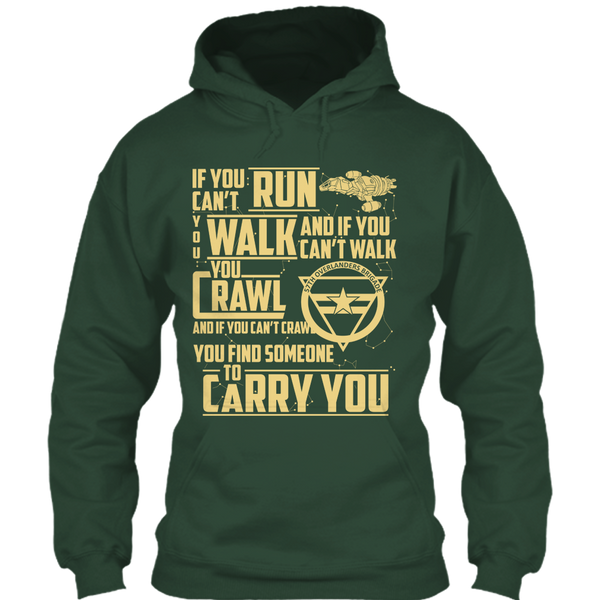 A black t-shirt with the shopify logo