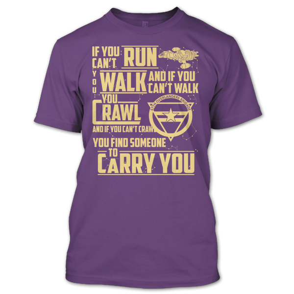 A black t-shirt with the shopify logo