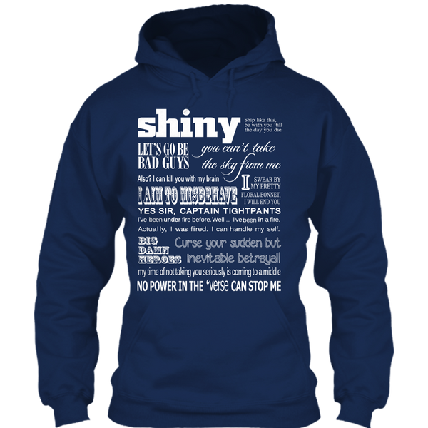 A black t-shirt with the shopify logo