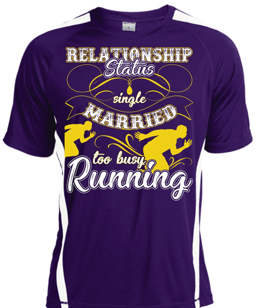 Married Too Busy Running T Shirt, I Love Running T Shirt, Cool Shirt