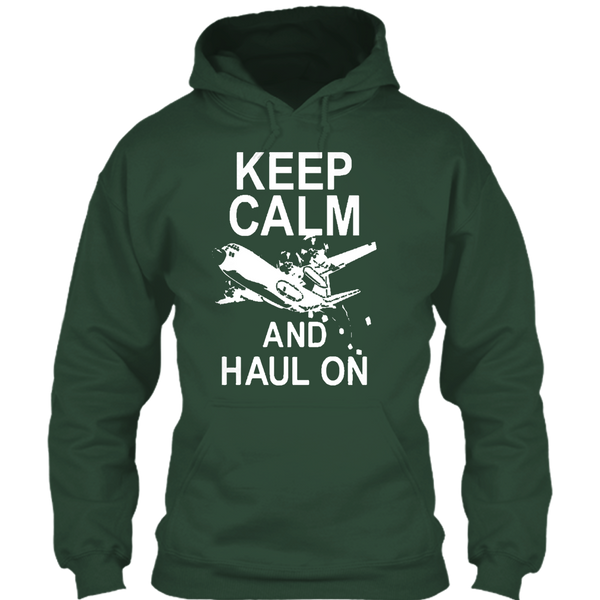 A black t-shirt with the shopify logo