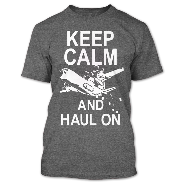 A black t-shirt with the shopify logo