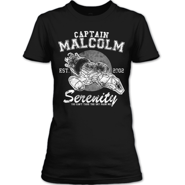 A black t-shirt with the shopify logo