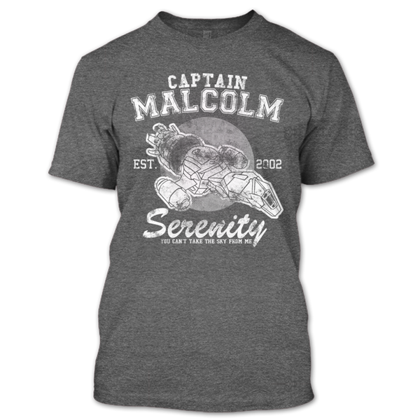 A black t-shirt with the shopify logo