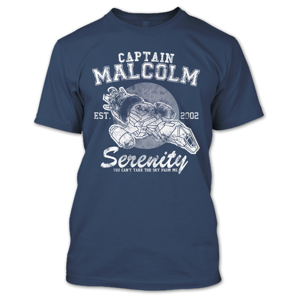 A black t-shirt with the shopify logo