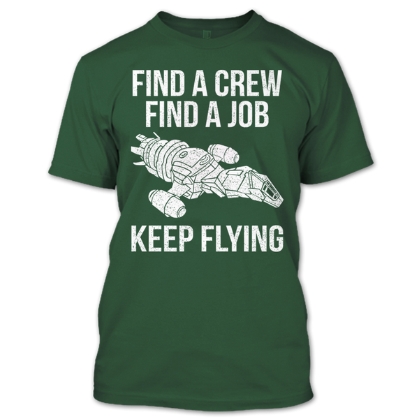 A black t-shirt with the shopify logo