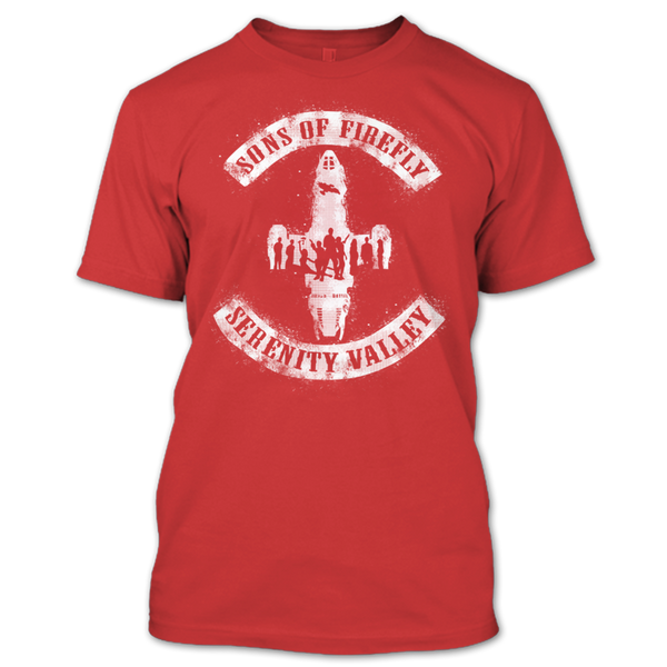 A black t-shirt with the shopify logo