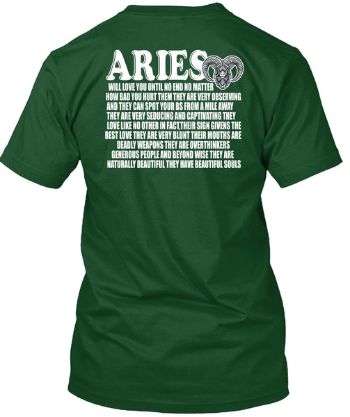 Aries Will Love You T Shirt, They Have Beautiful Souls T Shirt