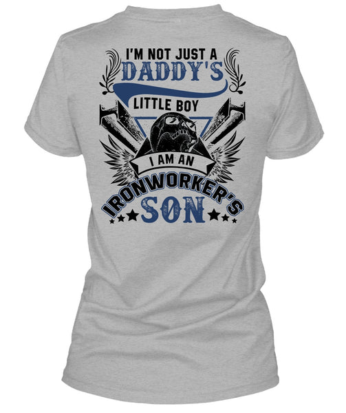 I Am An Ironworker's Son T Shirt, I Love Ironworker T Shirt