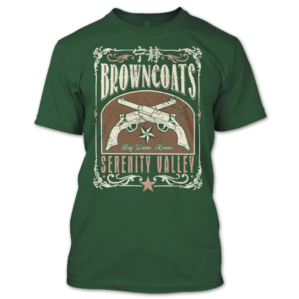 A black t-shirt with the shopify logo