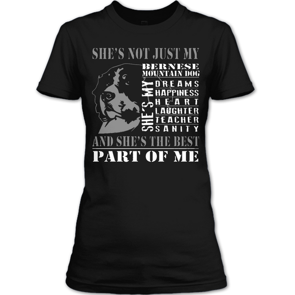 A black t-shirt with the shopify logo