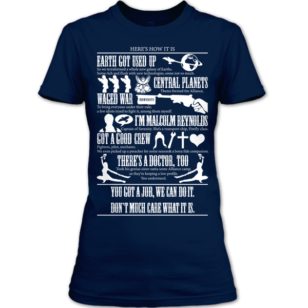 A black t-shirt with the shopify logo